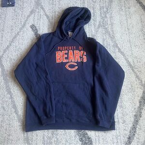 REEBOK Vintage Chicago Cubs Blue/Orange Baseball Hoodie Mens Size Large